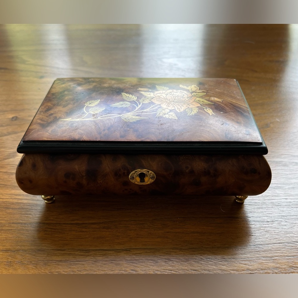 Vintage Music Jewelry Box